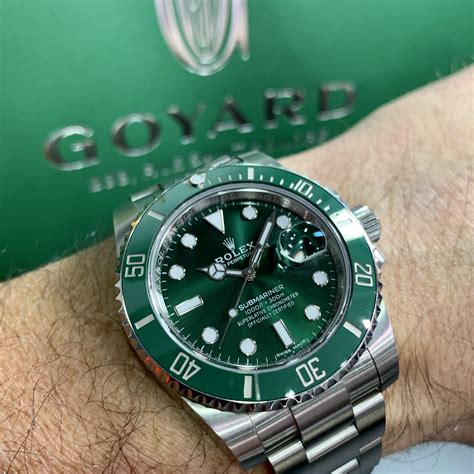 rolex gold submariner green dial|rolex submariner green bezel price.